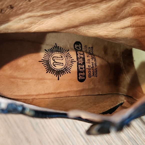 Na Na Boots Size 7 Black Leather - Picture 5 of 7